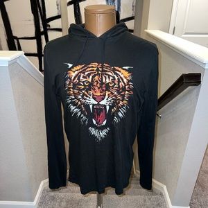 John Varvatos Tiger Hoodie Size M
